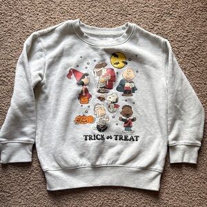 Peanuts Halloween Sweatshirt - Gray